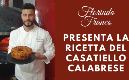 Florindo Franco presenta la ricetta del Casatiello Calabrese