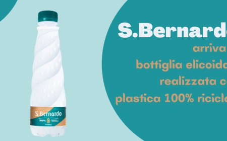 S.Bernardo: arriva la bottiglia elicoidale realizzata con plastica 100% riciclata