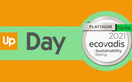 Up Day ottiene la medaglia di platino EcoVadis per la sua perfomance in ambito sostenibilità aziendale