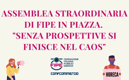 Assemblea straordinaria di Fipe in piazza. "Senza prospettive si finisce nel caos"