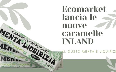 Ecomarket lancia le nuove caramelle INLAND al gusto menta e liquirizia