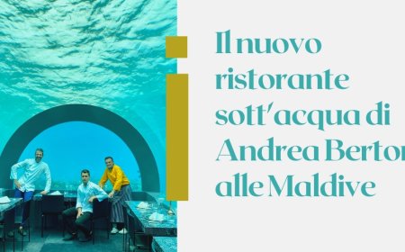 Il nuovo ristorante sott'acqua di Andrea Berton alle Maldive