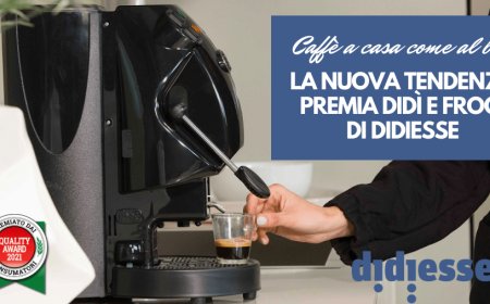 Caffè a casa come al bar. La nuova tendenza premia Didì e Frog di Didiesse