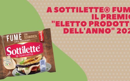 A Sottilette® Fumé il premio "Eletto Prodotto dell'Anno" 2021