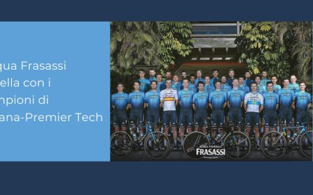Acqua Frasassi in sella con i campioni di Astana-Premier Tech