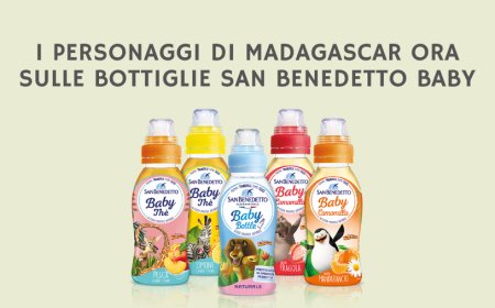 I personaggi di Madagascar ora sulle bottiglie San Benedetto Baby