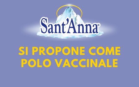 Acqua Sant'Anna si propone come polo vaccinale