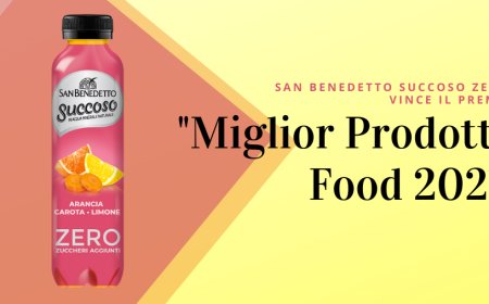 San Benedetto Succoso Zero vince il premio "Miglior Prodotto Food 2021"