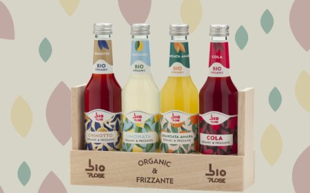 La nuova linea di bevande BioPlose "organic e frizzante"