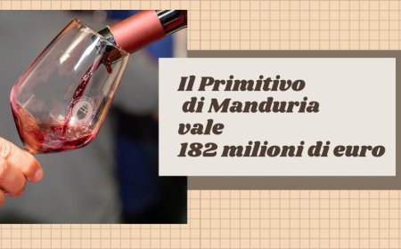 Il Primitivo di Manduria vale 182 milioni di euro