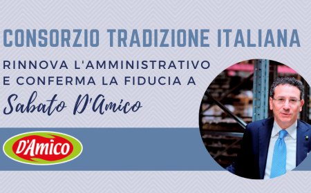 Consorzio Tradizione Italiana rinnova l'amministrativo e conferma la fiducia a Sabato D'Amico