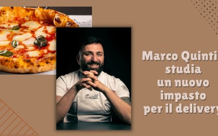 Marco Quintili studia un nuovo impasto per il delivery