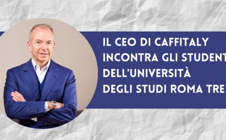 Il CEO di Caffitaly incontra gli studenti dell'Università degli Studi Roma Tre