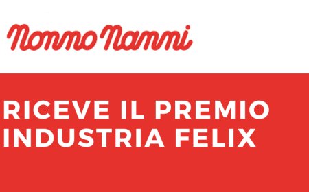 Nonno Nanni riceve il Premio Industria Felix