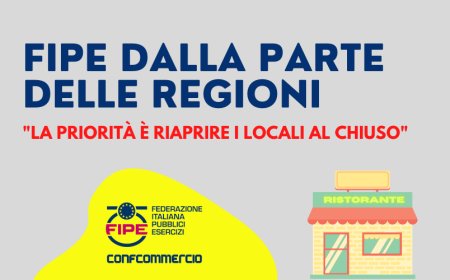 Fipe dalla parte delle regioni: "La priorità è riaprire i locali al chiuso"