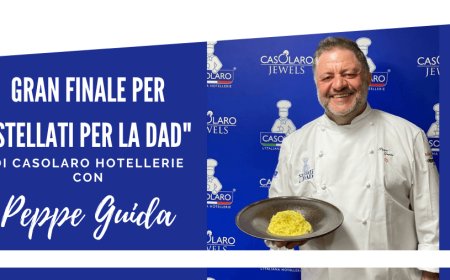Gran finale per "Stellati per la Dad" di Casolaro Hotellerie con Peppe Guida