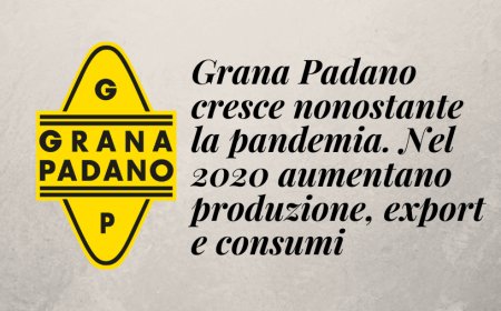 Grana Padano cresce nonostante la pandemia. Nel 2020 aumentano produzione, export e consumi