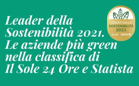 Leader della Sostenibilità 2021: le aziende più green nella classifica di Il Sole 24 Ore e Statista