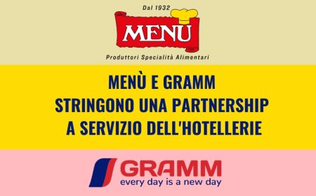 Menù e Gramm stringono una partnership a servizio dell'hotellerie