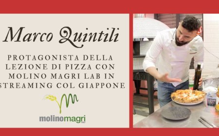 Marco Quintili protagonista della lezione di pizza con Molino Magri Lab in streaming col Giappone