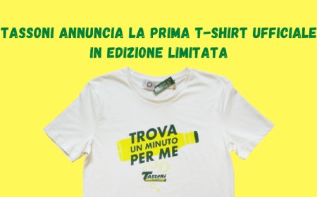 Tassoni annuncia la prima t-shirt ufficiale in edizione limitata