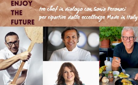 Enjoy the Future: tre chef in dialogo con Sonia Peronaci per ripartire dalle eccellenze Made in Italy