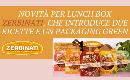 Novità per Lunch Box Zerbinati, che introduce due ricette e un packaging green