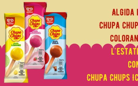 Algida e Chupa Chups colorano l'estate con Chupa Chups Ice