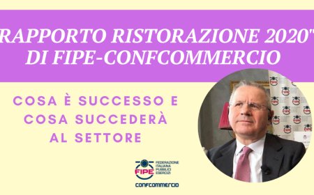 "Rapporto Ristorazione 2020" di Fipe-Confcommercio. Cosa è successo e cosa succederà al settore