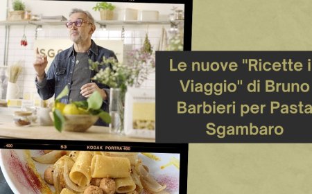 Le nuove "Ricette in Viaggio" di Bruno Barbieri per Pasta Sgambaro