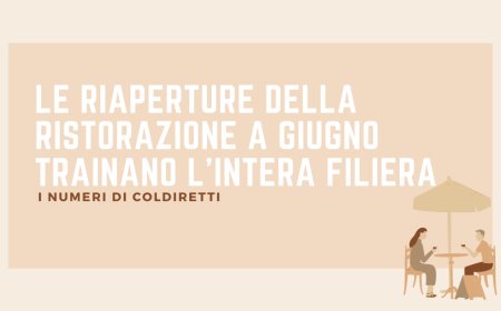 Le riaperture della ristorazione a giugno trainano l'intera filiera. I numeri di Coldiretti