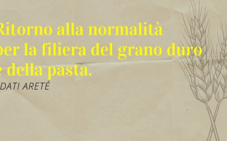 Ritorno alla normalità per la filiera del grano duro e della pasta. I dati Areté