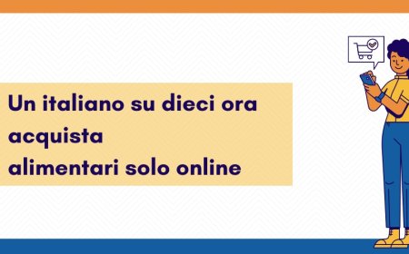 Un italiano su dieci ora acquista alimentari solo online
