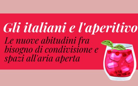 Gli italiani e l'aperitivo. Le nuove abitudini fra bisogno di condivisione e spazi all'aria aperta