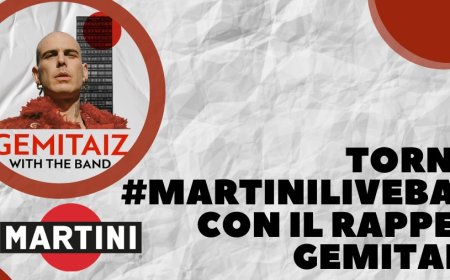 Torna #MartiniLiveBar con il rapper Gemitaiz