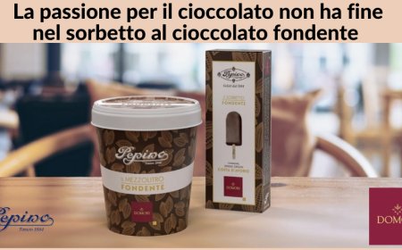La passione per il cioccolato non ha fine nel sorbetto al cioccolato fondente