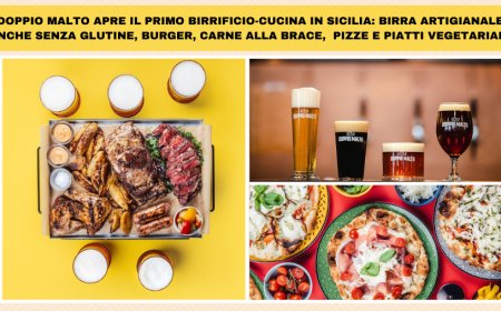 Doppio Malto apre il primo birrificio-cucina in Sicilia: birra artigianale anche senza glutine, burger, carne alla brace, pizze e piatti vegetariani