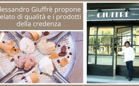 Alessandro Giuffrè propone gelato di qualità e i prodotti della credenza