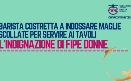 Barista costretta a indossare maglie scollate per servire ai tavoli. L'indignazione di Fipe Donne