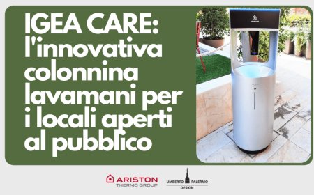 IGEA CARE: l'innovativa colonnina lavamani per i locali aperti al pubblico