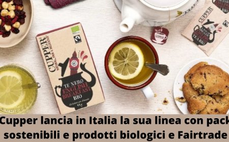 Cupper lancia in Italia la sua linea con pack sostenibili e prodotti biologici e Fairtrade