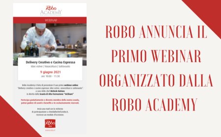 Robo annuncia il primo webinar organizzato dalla Robo Academy
