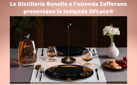 Le Distillerie Bonollo e l’azienda Zafferano presentano la lampada OFLuce®