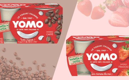 Il vasetto della gamma yogurt Yomo Intero passa da plastica a carta 100% riciclabile