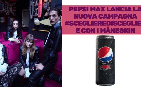 Pepsi Max lancia la nuova campagna #SceglierediScegliere con i Måneskin
