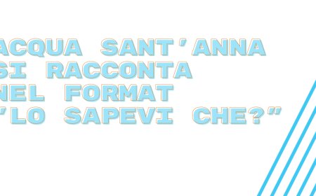 Acqua Sant'Anna si racconta nel format "Lo Sapevi Che?"