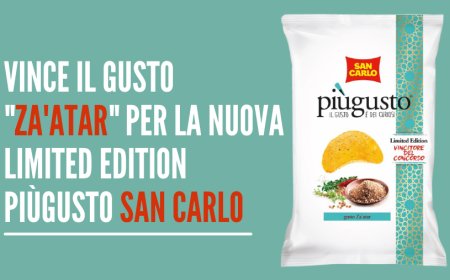 Vince il gusto "Za'atar" per la nuova limited edition piùgusto San Carlo