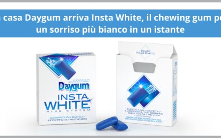 In casa Daygum arriva Insta White, il chewing gum per un sorriso più bianco in un istante