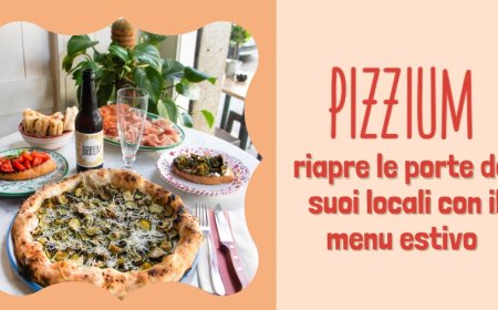 PIZZIUM riapre le porte dei suoi locali con il menu estivo