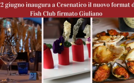 Il 12 giugno inaugura a Cesenatico il nuovo format del Fish Club firmato Giuliano
